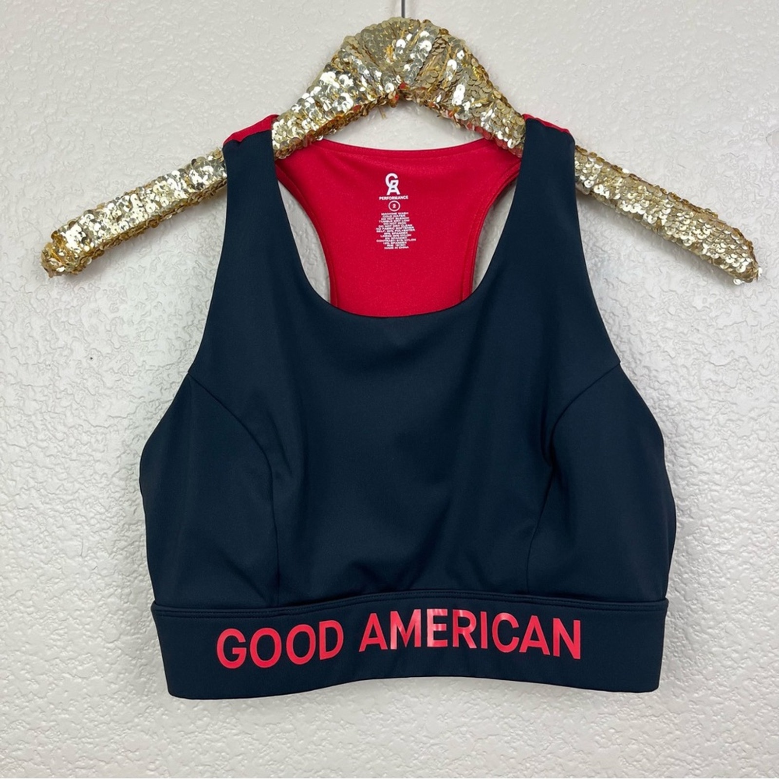 Good American Core Power Sports Bra